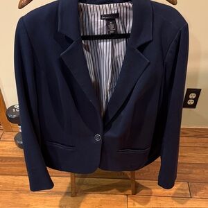 Lane Bryant Navy Blazer